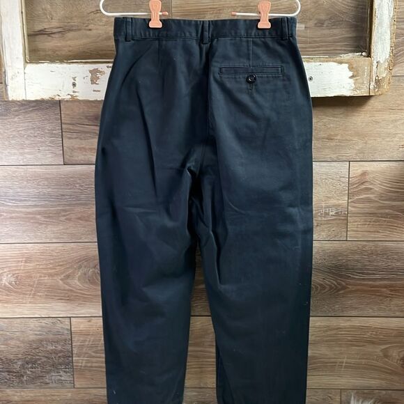 L.L.Bean Original Fit Ladies Size 10 Reg Black or possibly dark navyCotton Pants - Picture 4 of 7